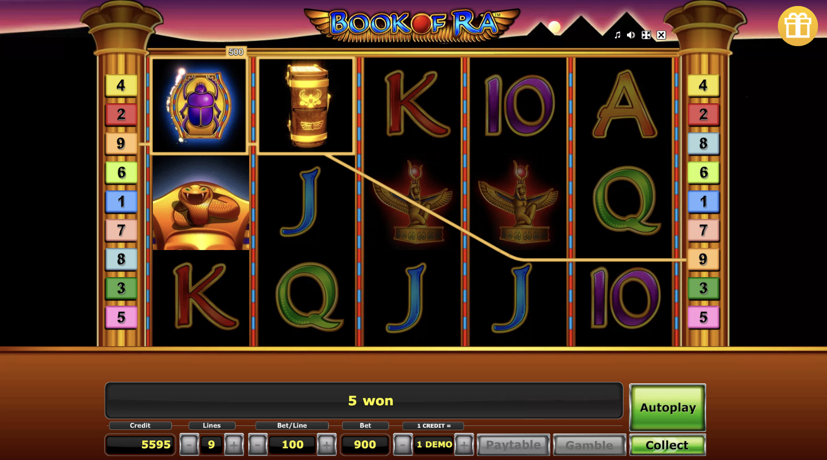 Π‘ΠΊΡΠΈΠ½ΡΠΎΡ Book of Ra Deluxe